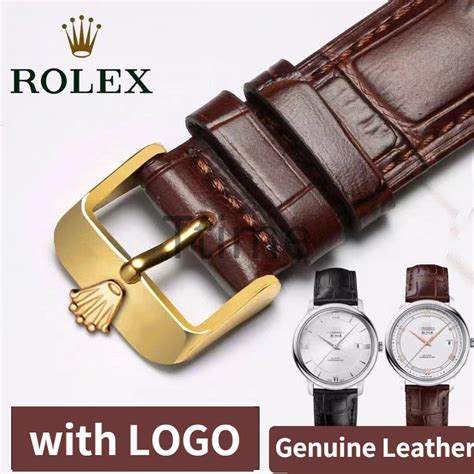 rolex vintage watch leather bracelet band|authentic Rolex leather watch bands.